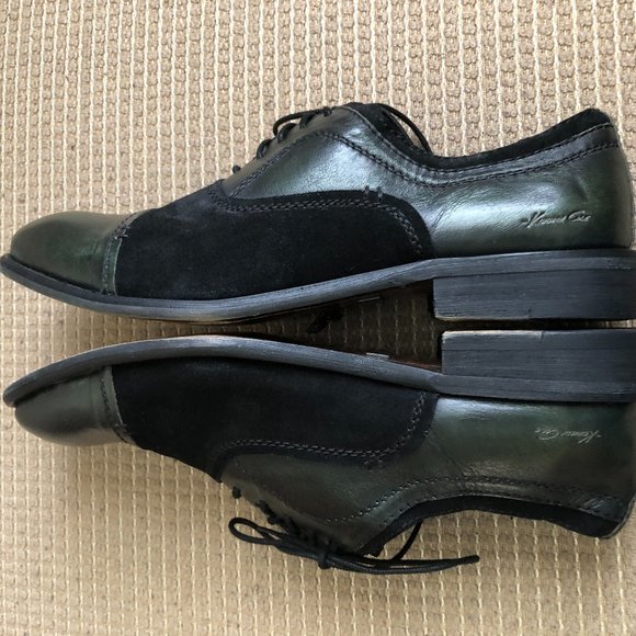 Kenneth Cole Wishing Star Green Leather Oxfords main image 4